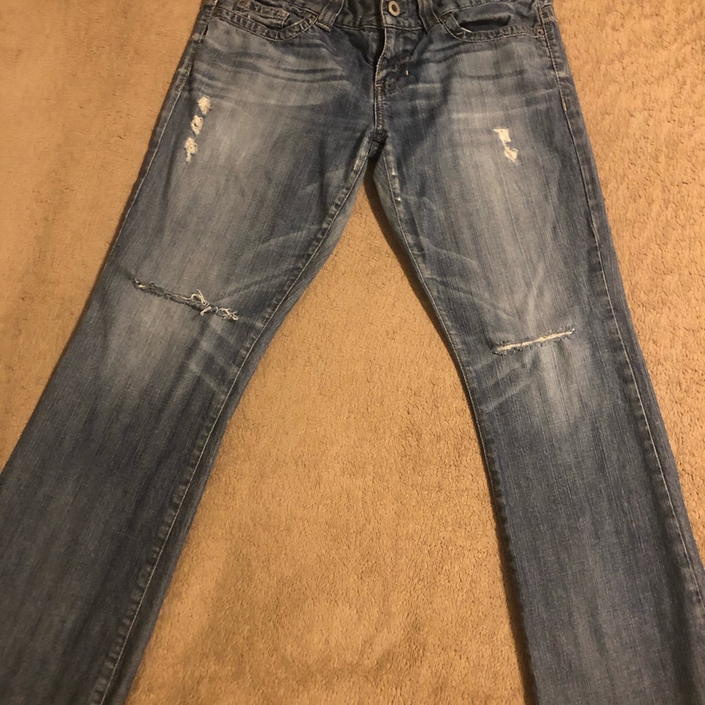 Guess jean daredevil boot size 31/petite great